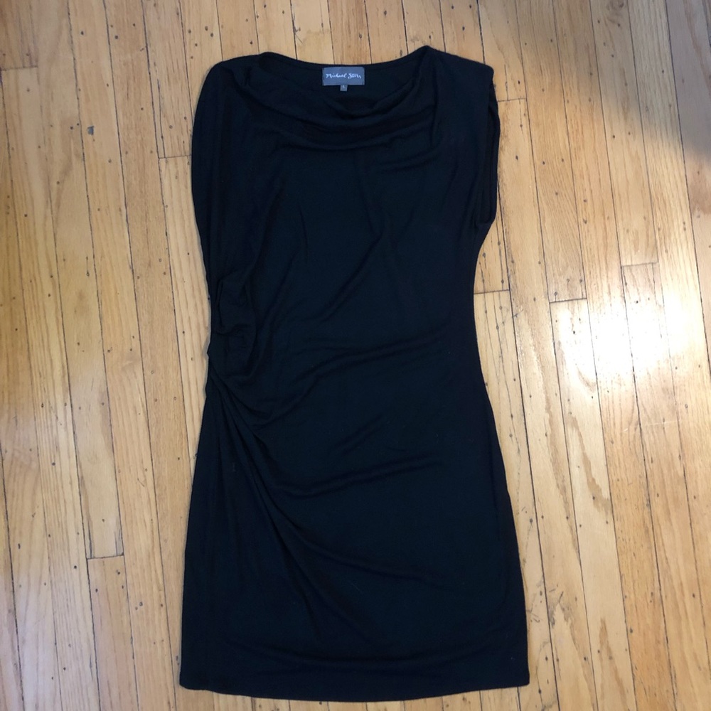 Michael Stars asymmetrical bodycon minidress.
